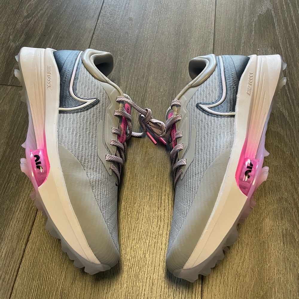 Nike Air Zoom Infinity Tour NEXT% Mens Golf Cleats Gray (DC5221-060)